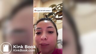 hot girl taking a shit