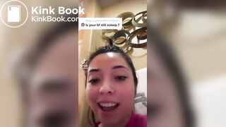 hot girl taking a shit