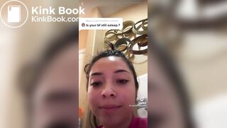 hot girl taking a shit