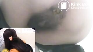Japanese Girl Shitting in Toilet