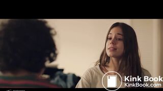 Girl poops in pan scene