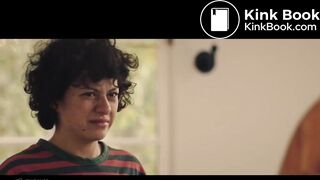 Girl poops in pan scene