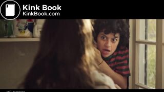 Girl poops in pan scene