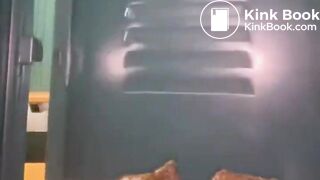 girls pooping in public