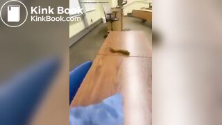 Teacher shits in classroom