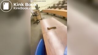 Teacher shits in classroom