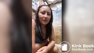 Latino Girl Poop & Fart