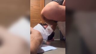 Turkish Mistress Filiz Quick Shitting in Mouth