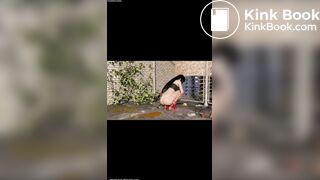 Anime girl fart and shit