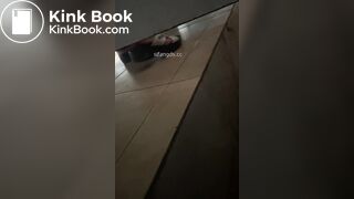 A voyeur catches her poop