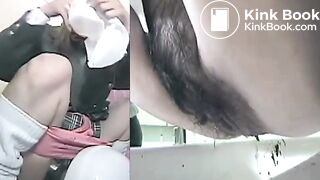 Japanese woman's toilet scene - video 410