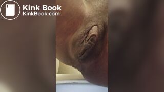 B.E. both holes stretch 1 shitty 1 creamy both nasty!