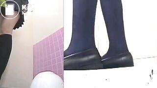 Japanese woman's toilet scene - video 406