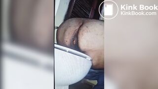Fat ass shitting - video 7