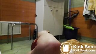 Housewife releases her big shit on him