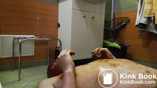 Housewife releases her big shit on him