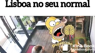 Woman takes a shit inside restaurant