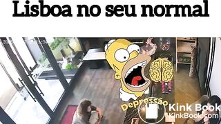 Woman takes a shit inside restaurant