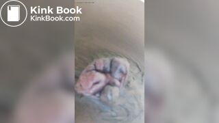 Older Black Lady Straining