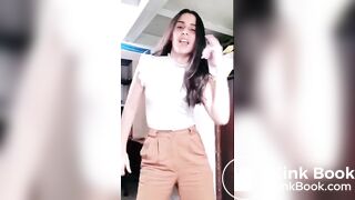 Brown (South Asian) cutie dances and shits in toilet