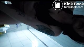 Severe woman makes you open your mouth