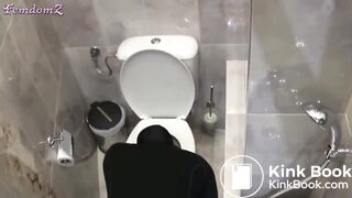 Toilet slave for 2 mistresses