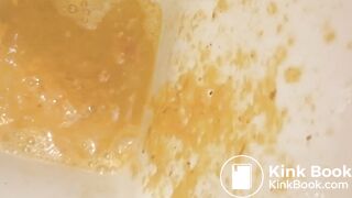 Total splatter of diarrhea!