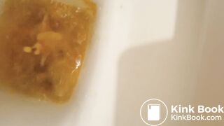 Total splatter of diarrhea!