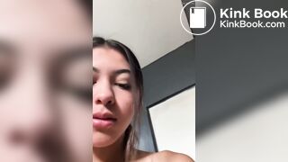 eating her diarrhea