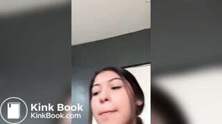 eating her diarrhea