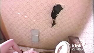 Japanese human toilet force fed sealed mouth