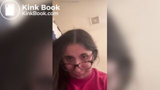Girl Pushing for Poop and Farting