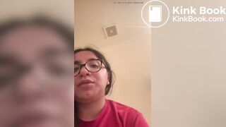 Girl Pushing for Poop and Farting