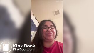 Girl Pushing for Poop and Farting