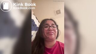 Girl Pushing for Poop and Farting