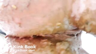 Incredible girl shits het panties