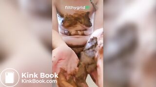 smear and write my name on my body