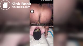 Ebony shit in mouth