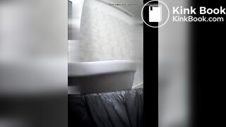 Woman diarhea public wc