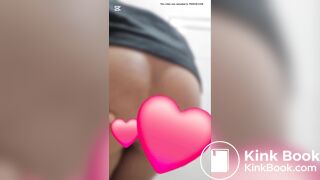 Asian girl desperate pooping