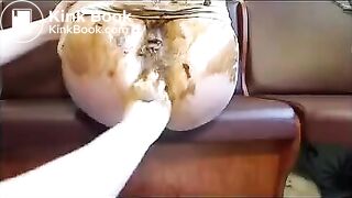 Lesbian dirty enema and fisting