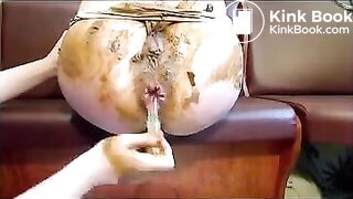 Lesbian dirty enema and fisting