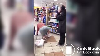 Woman Pooped Herself in Jean Skirt