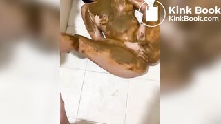 Scat girl masturbation