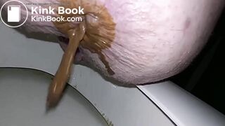 Granny BBW has extreme diarrhea