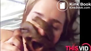 Amateur couple scat blow - video 4