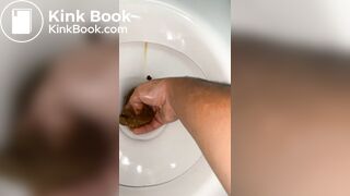 Shit farming small toilet