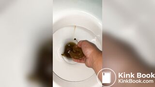 Shit farming small toilet