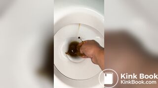 Shit farming small toilet