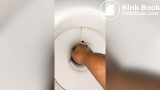 Shit farming small toilet